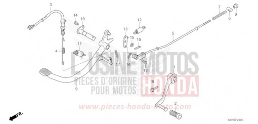 PEDALE CBF125MM de 2021